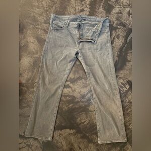 American Eagle Outfitters Men's Light Gray  Jeans